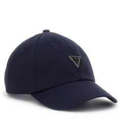 Czapka z daszkiem Guess. Niebieskie czapki męskie Guess, z aplikacjami. Za 159.99 zł.