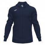 Bluza męska Joma TORNEO ZIP-UP HOODY. Niebieskie bluzy nierozpinane męskie Joma, m, bez wzorów, bez ramiączek, bez kaptura. Za 130.00 zł.