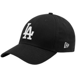 Czapka z daszkiem męska 39THIRTY League Essential New York Yankees MLB Cap. Czarne czapki męskie New Era, bez wzorów, z bawełny, sportowe. Za 129.99 zł.