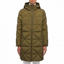 Kurtka GEOX W ALLENIE Zielony. Zielone kurtki męskie Geox, m, bez wzorów, z tkaniny, bez ramiączek, bez kaptura. Za 785.99 zł.