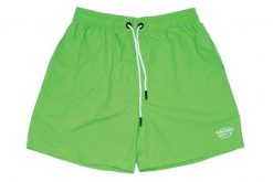 Spodenki Plażowe, Zielone Luźne Męskie, Sportowe z Kieszonami, Kąpielowe -Pako Jeans. Zielone kąpielówki męskie Pako Jeans, l, bez wzorów, z jeansu. Za 57.00 zł.
