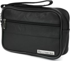 Beltimore Saszetka męska skórzana do ręki na dokumenty Beltimore G18. Saszetki męskie Beltimore, bez wzorów. Za 98.99 zł.
