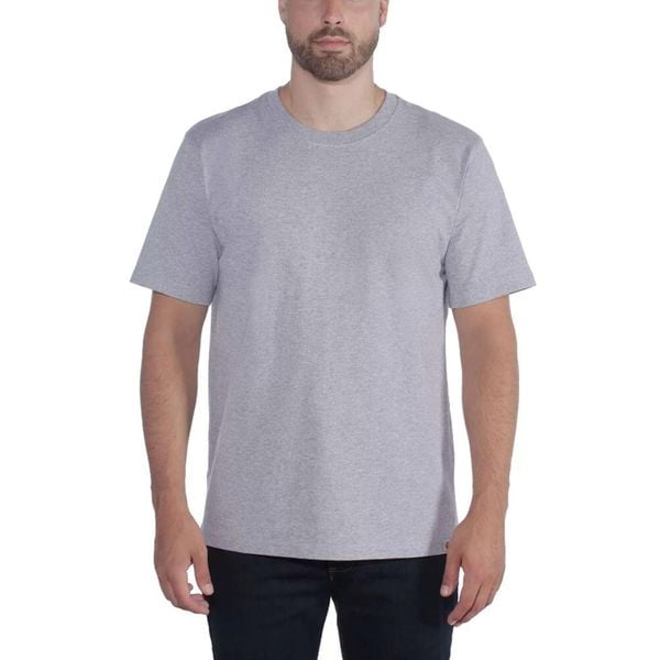 Koszulka sportowa męska T-shirt Carhartt Workwear Solid Non-pocket. Szare t-shirty sportowe męskie Carhartt, m, bez wzorów, casualowe, bez ramiączek. Za 77.00 zł.