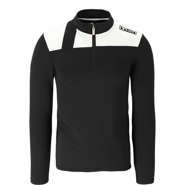 Bluza termoaktywna ze stójką Keeza Lima. Czarne bielizna termoaktywna męska KEEZA, xl, bez wzorów, bez ramiączek, do piłki nożnej. Za 130.00 zł.