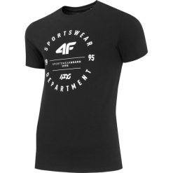 T-shirt męski TSM249 - głęboka czerń. T-shirty męskie marki 4f. Za 49.99 zł.