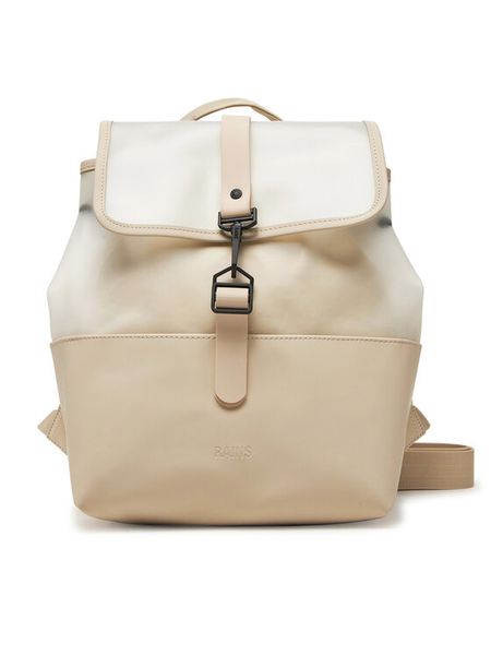 Rains Plecak 14140 Beżowy. Brązowe plecaki męskie Rains, bez wzorów, ze skóry. Za 419.99 zł.