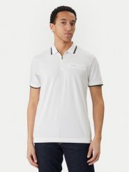 Jack & Jones Polo Fusion 12289953 Biały Regular Fit. Białe koszulki polo męskie Jack & Jones, m, bez wzorów, z syntetyku, bez kołnierzyka, bez ramiączek. Za 129.99 zł.