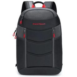 Plecak Aspensport Osika Plecak 22 L Ciemnoszaro-czerwony szary. Czarne plecaki męskie ZSPORT, bez wzorów. Za 106.19 zł.