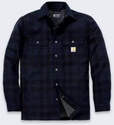 Koszula Wierzchnia Carhartt Heavyweight Flannel Sh. Koszule męskie Carhartt, m, bez wzorów, bez kołnierzyka, bez ramiączek. Za 485.37 zł.