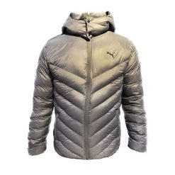 Kurtka męska Puma WINTER. Szare kurtki męskie Puma, m, bez wzorów, bez ramiączek, bez kaptura. Za 365.99 zł.