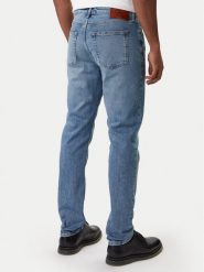 Calvin Klein Jeans Jeansy LV04RE700G Niebieski Slim Fit. Niebieskie jeansy męskie Calvin Klein Jeans, bez wzorów, z bawełny. Za 489.99 zł.