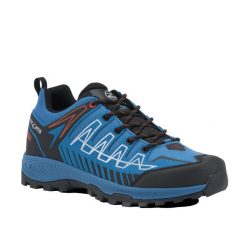Buty trekkingowe męskie TREZETA Thunder z membraną WP. Brązowe buty trekkingowe męskie TREZETA, bez wzorów, sportowe, bez obcasa, bez zapięcia. Za 393.00 zł.