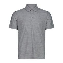 Polo CMP. Szare koszulki polo męskie CMP, m, bez wzorów, bez kołnierzyka, bez ramiączek. Za 225.00 zł.
