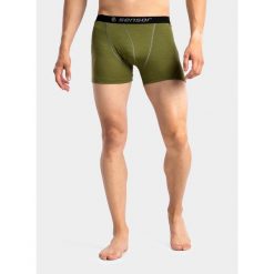 Bokserki termoaktywne męskie Sensor Merino Active Boxers. Zielone bielizna termoaktywna męska Sensor, m, bez wzorów, bez ramiączek. Za 146.99 zł.