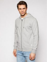 Jack & Jones Bluza Basic 12181901 Szary Regular Fit. Szare bluzy rozpinane męskie Jack & Jones, m, bez wzorów, z bawełny, bez ramiączek, bez kaptura. Za 169.99 zł.