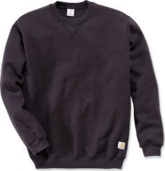 Carhartt Bluza Carhartt Midweight Crewneck Black. Czarne bluzy nierozpinane męskie Carhartt, m, bez wzorów, bez ramiączek, bez kaptura. Za 212.89 zł.