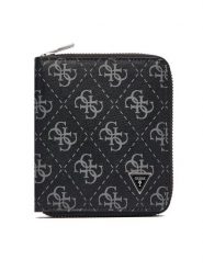 Guess Portfel SMMALO LEA02 Czarny. Czarne portfele męskie Guess, z aplikacjami, ze skóry. Za 319.99 zł.
