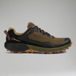 Buty outdoor męskie Berghaus Revolute Active Shoe. Czarne buty trekkingowe męskie Berghaus, bez wzorów, sportowe, bez obcasa, bez zapięcia. Za 497.99 zł.