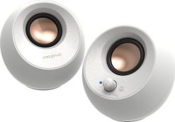 Głośniki komputerowe Creative Pebble V3 białe (51MF1700AA002). Zestawy głośników CREATIVE. Za 138.81 zł.