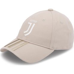 Czapka z daszkiem adidas - Juve 3S Cap DL8650 Sesame/Clay. Brązowe czapki męskie ADIDAS, z bawełny. Za 79.95 zł.