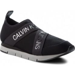 Sneakersy CALVIN KLEIN JEANS - Tonio SE8598 Black. Czarne buty sportowe na co dzień męskie Calvin Klein Jeans, z jeansu, eleganckie. Za 569.00 zł.