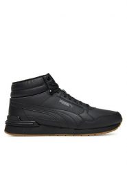 Puma Sneakersy St Runner V4 Mid 402893 02 Czarny. Czarne buty sportowe na co dzień męskie Puma, m, bez wzorów, ze skóry, bez ramiączek, bez kaptura. Za 259.99 zł.