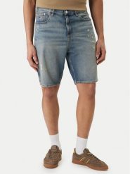 Tommy Jeans Szorty jeansowe Jaimie DM0DM22993 Niebieski Relaxed Fit. Niebieskie szorty męskie Tommy Jeans, bez wzorów, z bawełny. Za 409.99 zł.