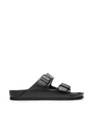 Birkenstock Klapki Arizona EVA 0129421 Czarny. Czarne klapki i japonki męskie Birkenstock, bez wzorów, z syntetyku. Za 203.99 zł.