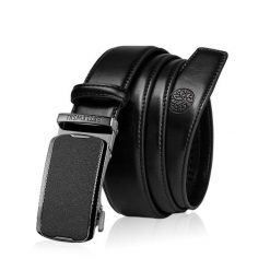 Skórzany pasek męski BETLEWSKI Czarny 125. Czarne paski męskie Betlewski, bez wzorów, ze skóry. Za 99.00 zł.