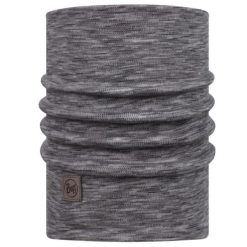 Komin wielofunkcyjny z wełny merynosów Buff Merino Heavyweight. Szare szaliki męskie Buff, na zimę, bez wzorów, z wełny, sportowe. Za 169.90 zł.