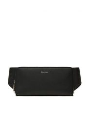 Calvin Klein Saszetka nerka Ck Sleek Waistbag K50K512785 Czarny. Czarne saszetki męskie Calvin Klein, bez wzorów, ze skóry. Za 399.99 zł.