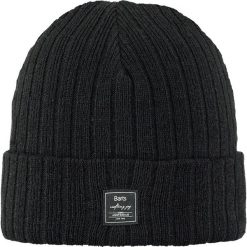 Barts - Czapka Parker Beanie black. Czarne czapki męskie Barts, na zimę. W wyprzedaży za 59.90 zł.