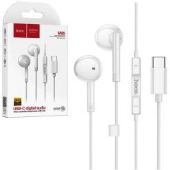 Słuchawki przewodowe douszne USB C Hoco M95 białe. Białe słuchawki douszne Hoco. Za 25.72 zł.