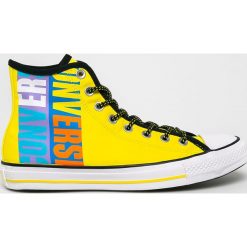 Converse - Trampki. Żółte trampki męskie Converse, bez wzorów, z gumy, bez zapięcia. Za 319.90 zł.
