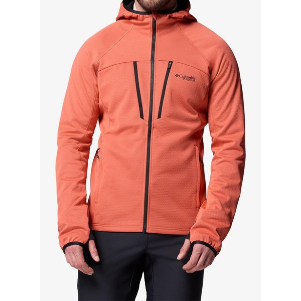 Kurtka Columbia Arctic Crest Bonded Full Zip. Czerwone kurtki męskie Columbia, xl, bez wzorów, z softshellu, sportowe, bez ramiączek, bez kaptura. Za 372.69 zł.