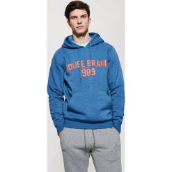 Dresowa bluza z kapturem - Niebieski. Bluzy z kapturem męskie House. Za 69.99 zł.