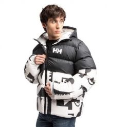 Kurtka zimowa męska Helly Hansen Active Puffy. Białe kurtki męskie Helly Hansen, na zimę, m, bez wzorów, casualowe, bez ramiączek, bez kaptura. W wyprzedaży za 696.50 zł.
