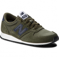 Sneakersy NEW BALANCE - U420JDE Zielony. Zielone buty sportowe na co dzień męskie New Balance, z materiału. W wyprzedaży za 249.00 zł.