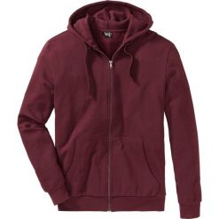 Bluza rozpinana z kapturem bonprix czerwony klonowy. Bluzy rozpinane męskie marki bonprix. Za 37.99 zł.