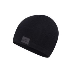Fjord Nansen Czapka Merinoull Beanie. Czarne czapki męskie Fjord Nansen, bez wzorów, sportowe. Za 99.90 zł.