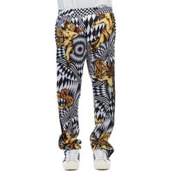 Adidas Spodnie męskie Opart Tp czarno-żółte r. XS (G86638). Czarne długie spodnie sportowe męskie ADIDAS, bez wzorów. Za 149.00 zł.
