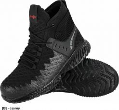 Buty trekkingowe męskie R.E.I.S. BRULTRA-T S1 PL SR - męskie trzewiki bezpieczne ULTRA dziany wytrzymał materiał tekstylny oraz materiał KPU podeszwa. Buty trekkingowe męskie R.E.I.S., bez wzorów, z materiału, bez zapięcia. Za 149.30 zł.