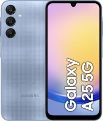 Smartfon Samsung Galaxy A25 5G 6/128GB Niebieski (SM-A256BZBDEUE). Niebieskie smartfony SAMSUNG. Za 1,144.19 zł.