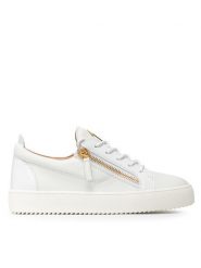 Giuseppe Zanotti Sneakersy RU00010 004 Biały. Białe buty sportowe na co dzień męskie Giuseppe Zanotti, m, bez wzorów, ze skóry, bez ramiączek, bez kaptura. Za 2,479.00 zł.