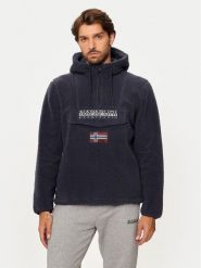 Napapijri Polar T-Burgee NP0A4I5D Granatowy Regular Fit. Niebieskie bluzy z polaru męskie Napapijri, l, bez wzorów, z polaru, bez ramiączek, bez kaptura. Za 599.99 zł.