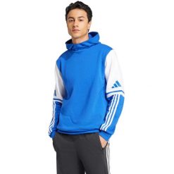 Bluza męska adidas Squadra 25 Sweat Hoody. Białe bluzy z kapturem męskie ADIDAS, m, bez wzorów, z bawełny, z kapturem. Za 168.00 zł.