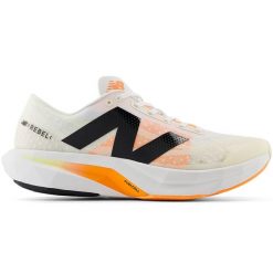 Buty męskie New Balance FuelCell Rebel v4 MFCXCN4 – beżowe. Brązowe buty do biegania męskie New Balance, bez wzorów, z gumy, bez zapięcia, do biegania. Za 499.99 zł.