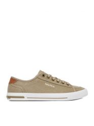 Nautica Tenisówki CWBEO-LANDMAN-01 Khaki. Brązowe trampki męskie Nautica, bez wzorów, z materiału, bez zapięcia. Za 149.99 zł.