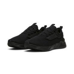 Buty do biegania unisex Retaliate 3 PUMA. Czarne buty do biegania męskie Puma, bez wzorów, z materiału, bez zapięcia, do biegania. Za 323.00 zł.