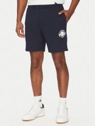 Lacoste Szorty sportowe GH9708 Granatowy Regular Fit. Niebieskie szorty sportowe męskie Lacoste, bez wzorów, z bawełny, sportowe. Za 219.99 zł.
